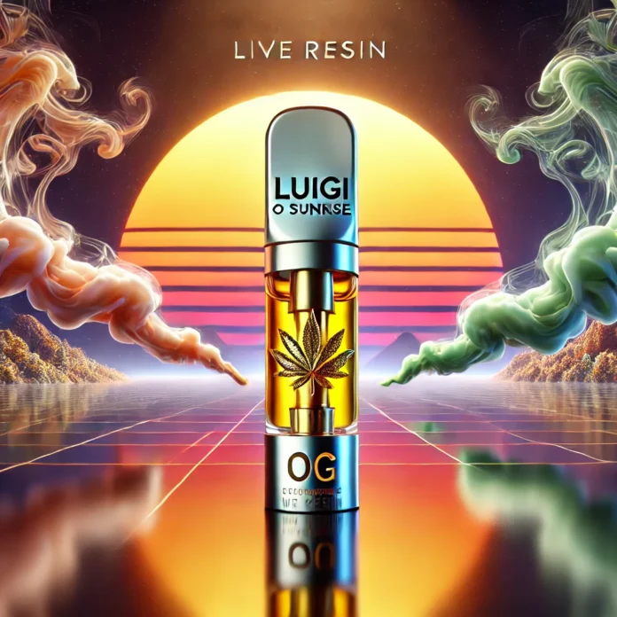 luigi og sunrise live resin cart review